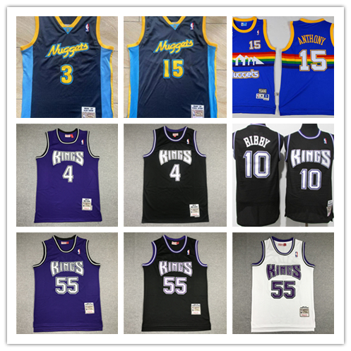 Embroidered Basketball jersey Retro version Jersey Vest Anthony Iverson ...