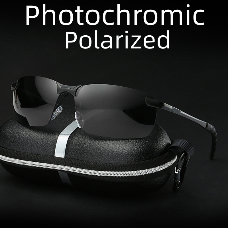 【Manila Ready Stock】Photochromic Glasses Colorchanging sunglasses men's polarized driving all