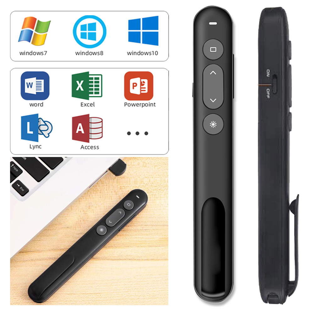 PowerPoint Pointer Presentation with Laser Battery Powered PPT