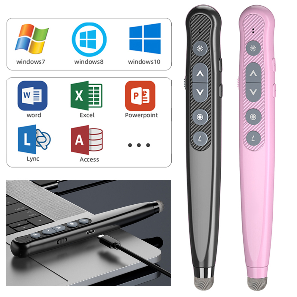 PowerPoint Pointer Presentation with Laser PPT Presenter Remote Clicker