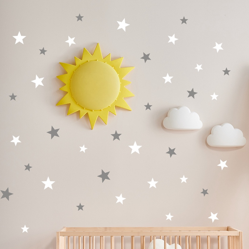 PVC sticker Stars Wall Decal Vinyl Sticker, Removable Children Kids Art