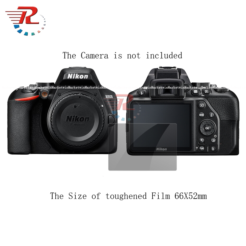 Nikon D3500 Camera Tempered Glass Screen Protector For Nikon D3500 Cameras  Film Tempered Film HD Protective Film