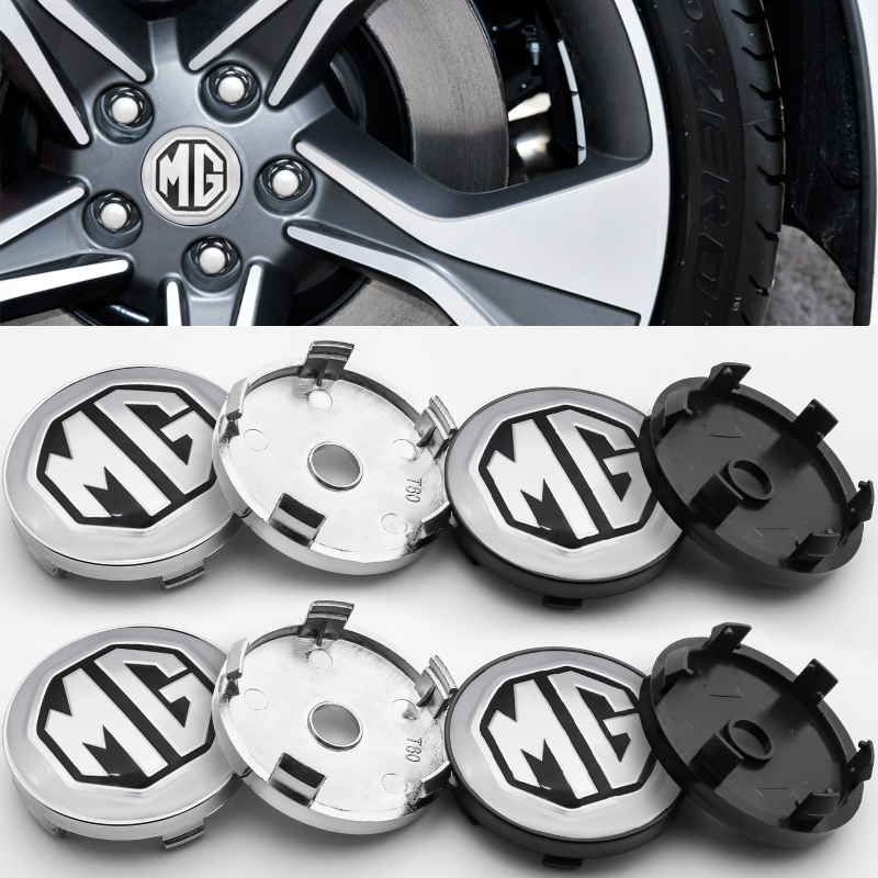 MG 4pcs 60mm Car Wheel Hub Center Cap Car Logo Cover for MG MG3 MG5 MG6 ...