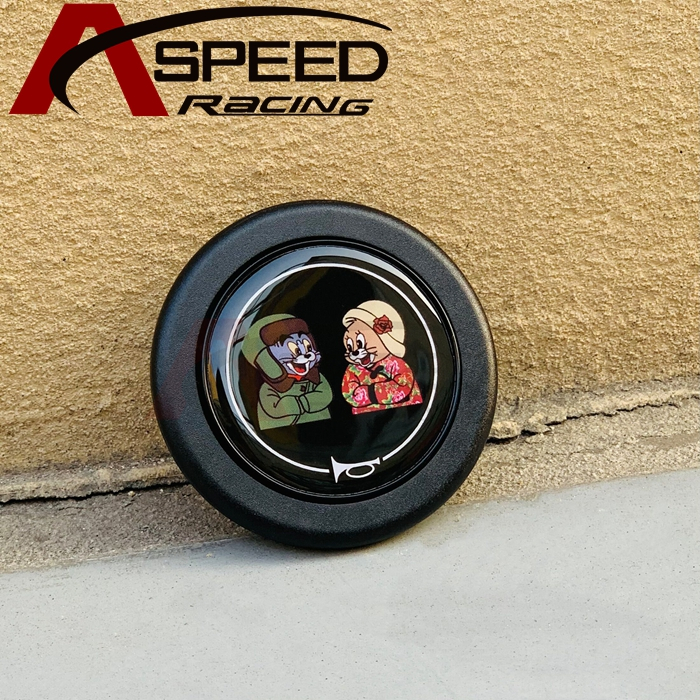 JDM Horn Button Tom and Jerry Funny Animation Racing Steering Wheel ...