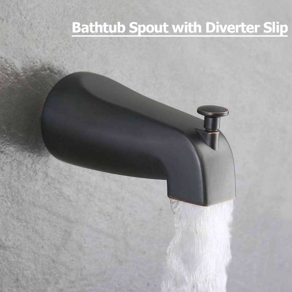 Bathtub Spout with Diverter Slip Fit Zinc Alloy Bathtub Faucet ...