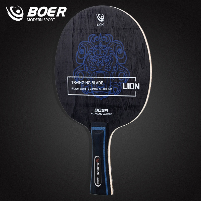 Boer Lion Table Tennis Blade 5+2 Wood Ping Pong Blade Good for Attack ...