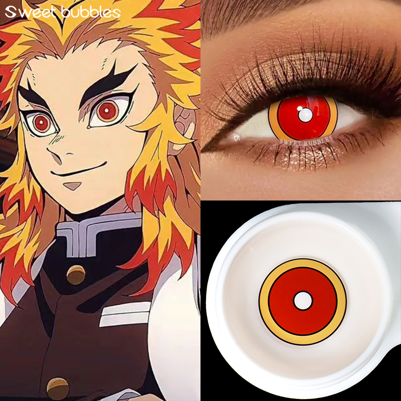 Sweet bubbles Contact lens Rengoku Kyoujurou Contact lenses Cosplay