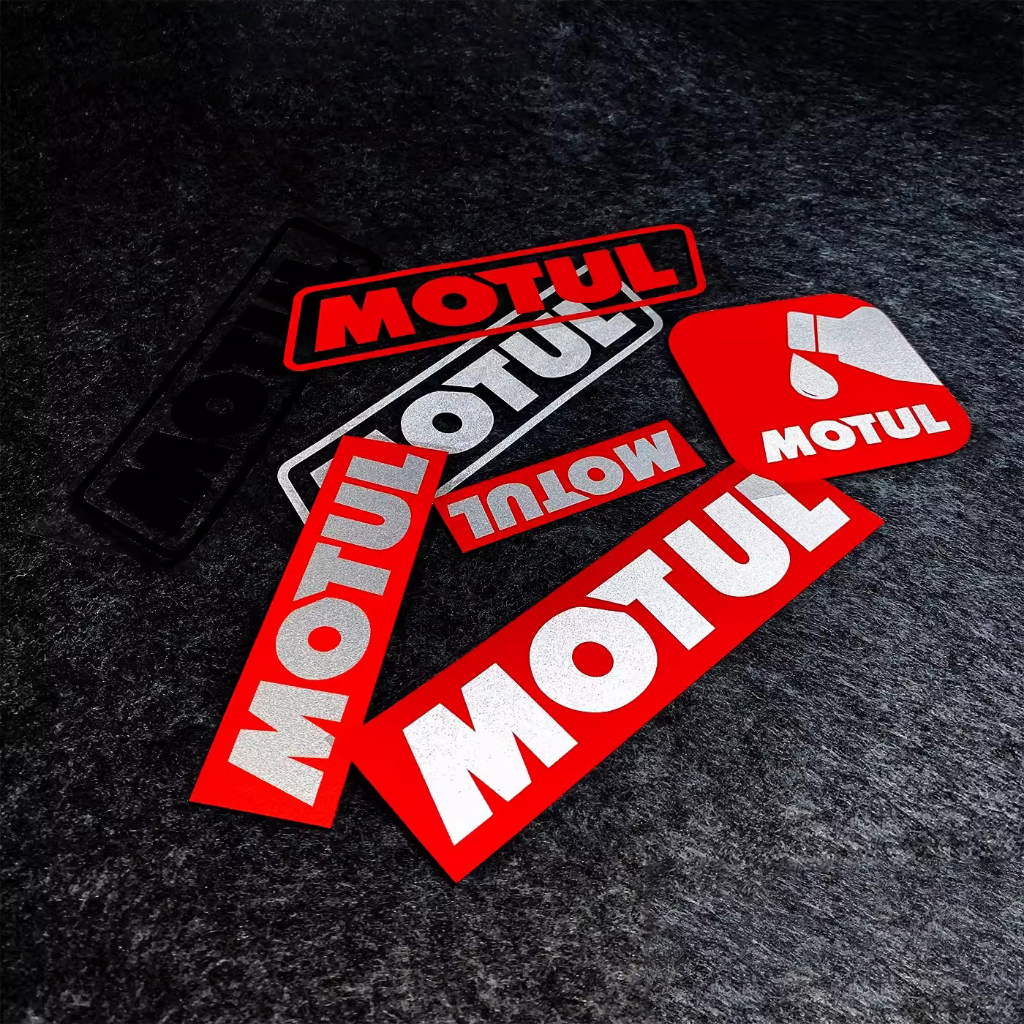 [P-A725] Motul Reflective Sticker Front Bumper Surround Sticker Oil ...