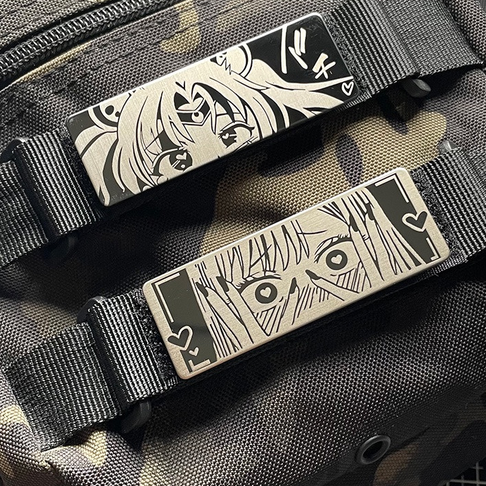 【Customized 】 Metal Girl Morale Chapter Anime Cartoon 3D Velcro Patch