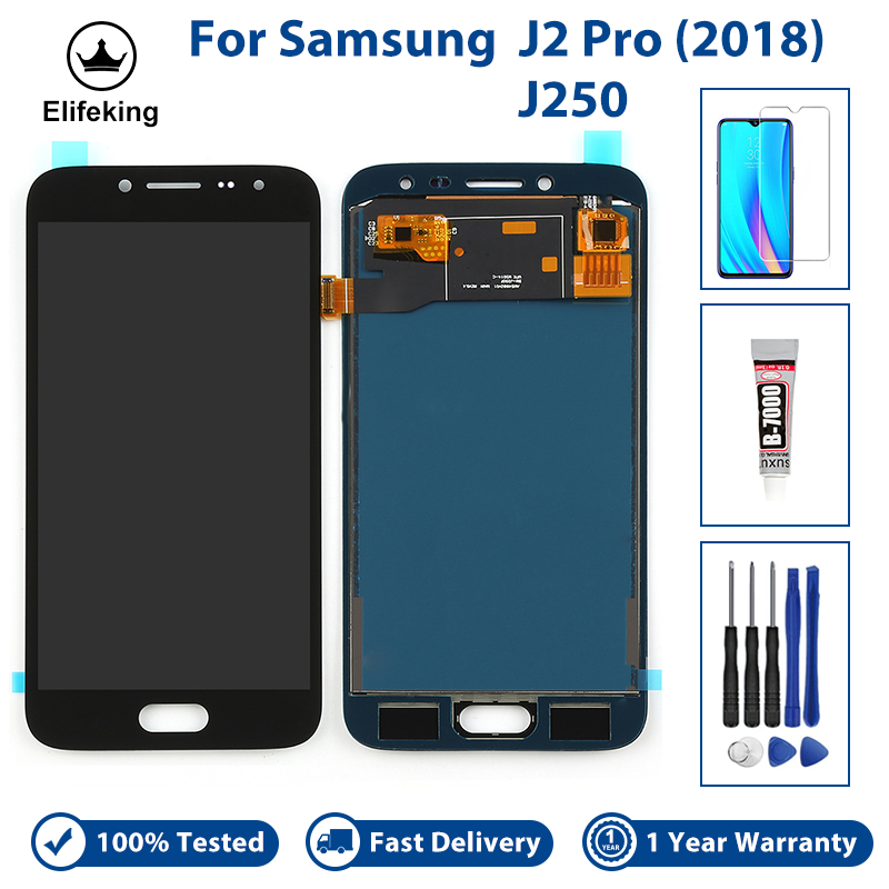 No Dead Pixel LCD For Samsung Galaxy J2 Pro 2018 Display Touch Screen ...