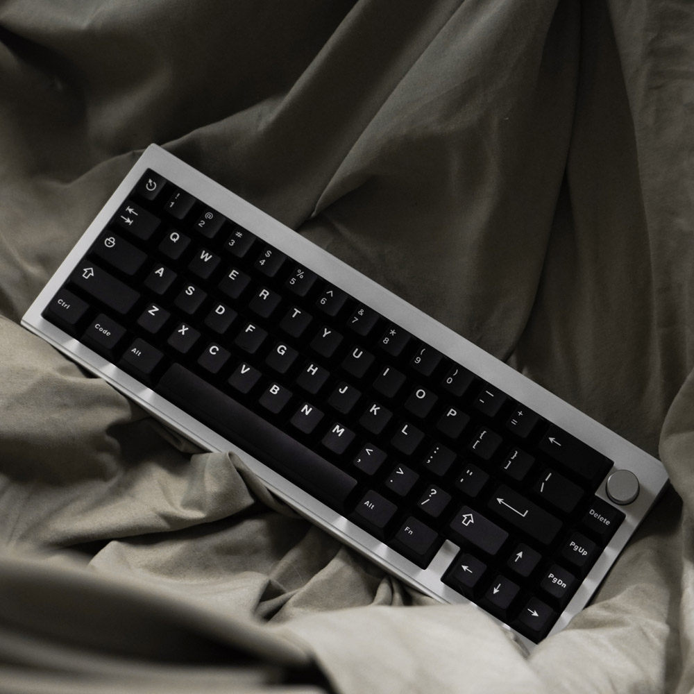 WOB Black Keycaps ABS Doubleshot Cherry Profile Keycaps Custom keycaps