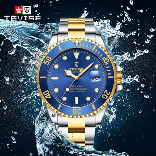 Swiss watch tevise mechanical watch water ghost business watch men s mechanical watch luminous waterproof watch