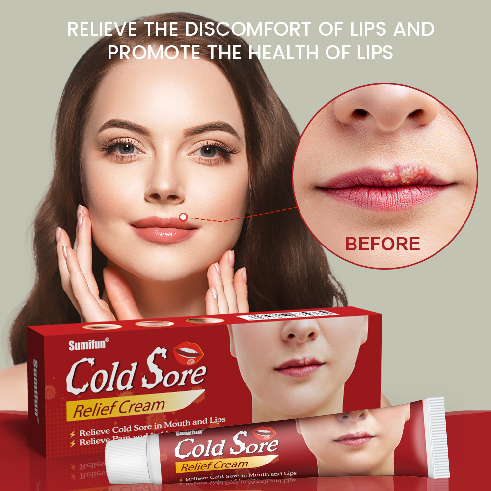 Cold Sore Relief Cream Cheilitis Lips Relief Cream Repair lip Dry