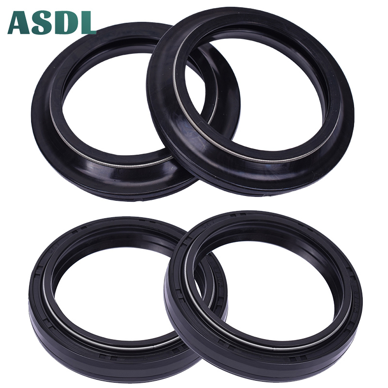 ASDL 41x53x8/10.5 Front Fork Oil Seal Dust Cover For XR250R EX650 ER650 ...