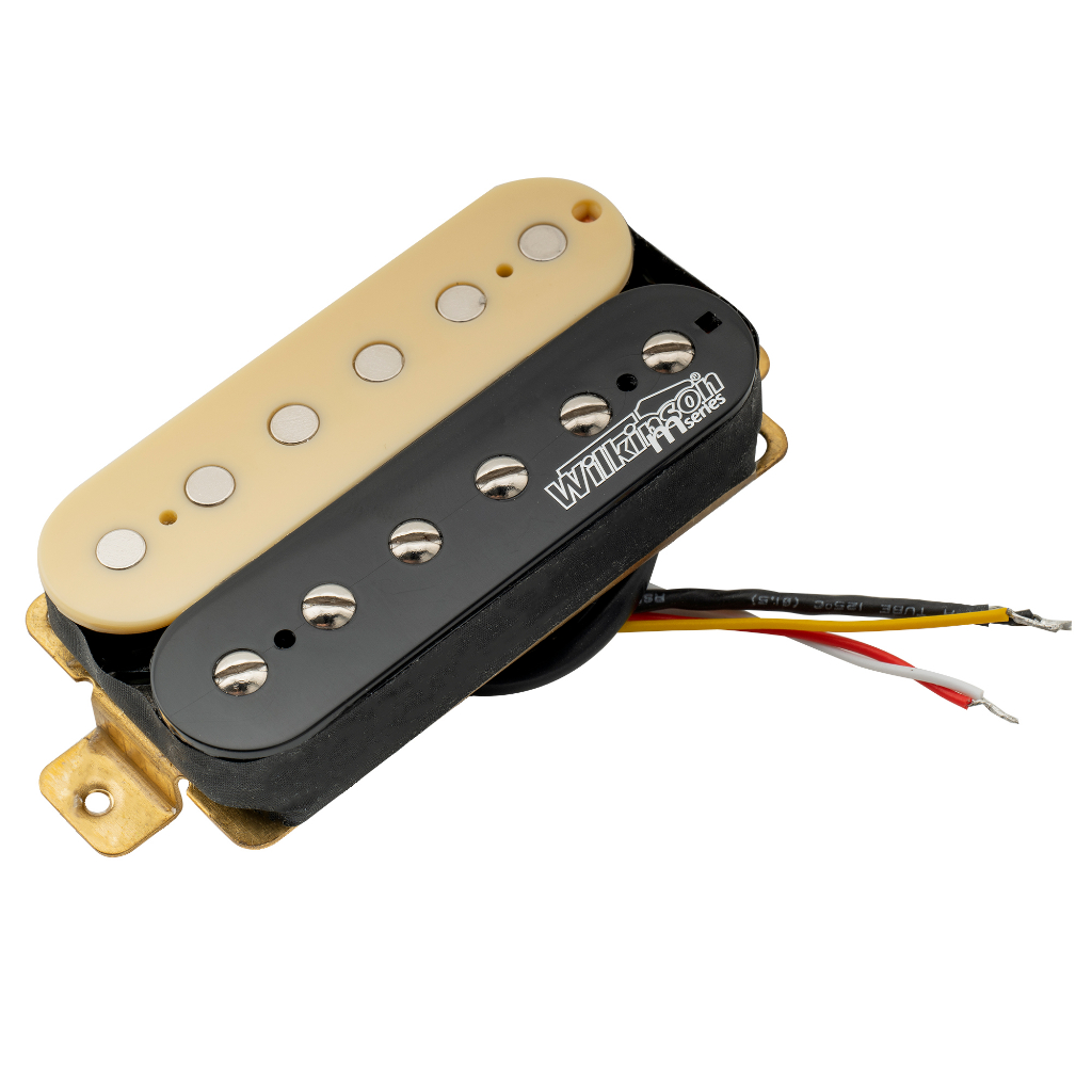 Micro Guitare Wilkinson Humbucker Alnico 5 – Pour Manche, Overwound, Style Ouvert, Finition Zebra