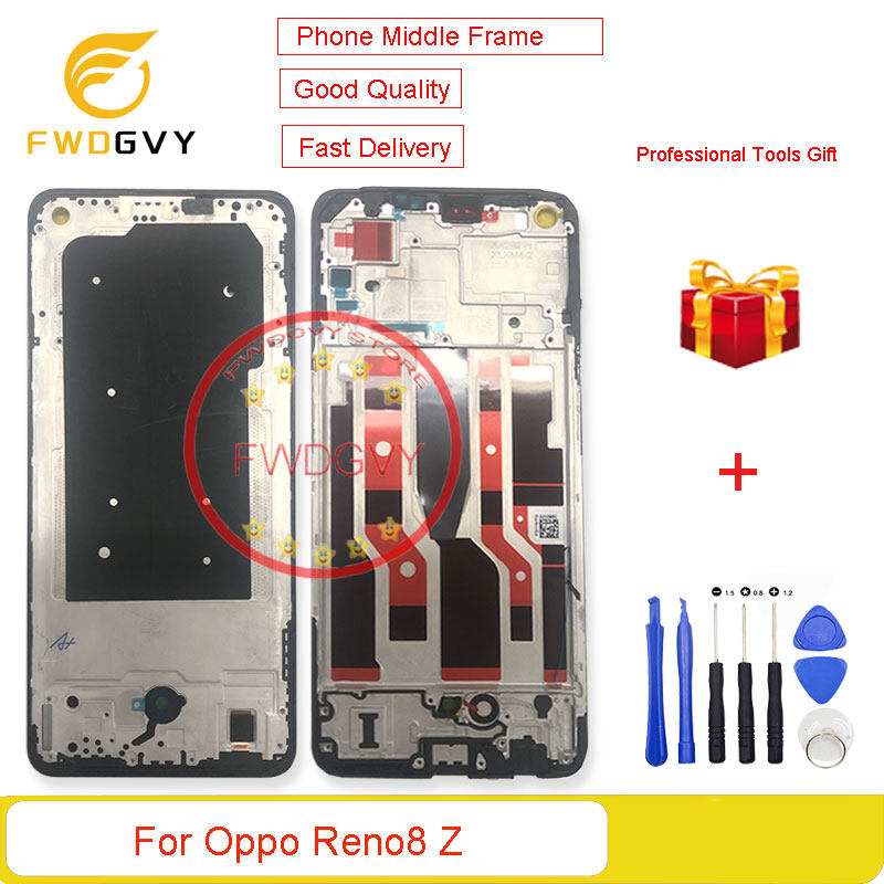 For OPPO Reno8 Z 5G Middle Frame Plate Faceplate Bezel LCD Screen ...