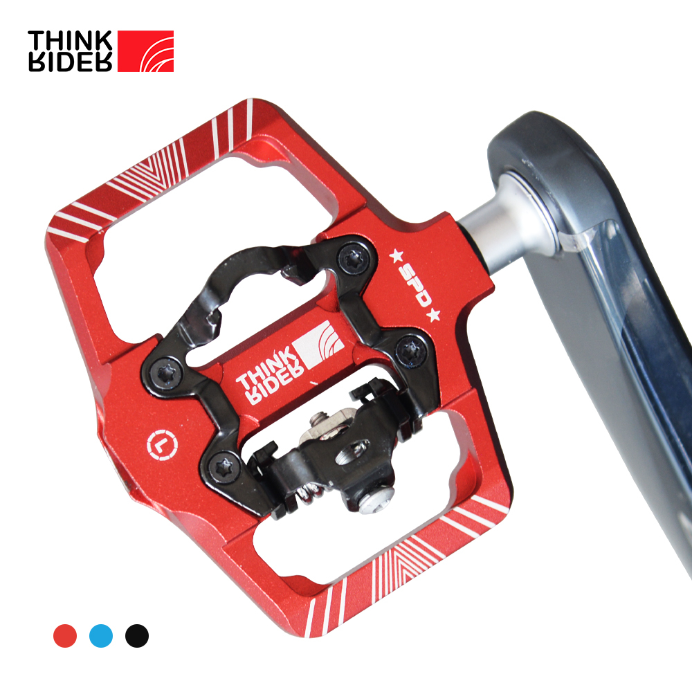 thinkrider-bicycle-lock-pedal-2-in-1-with-free-cleat-for-spd-system-mtb
