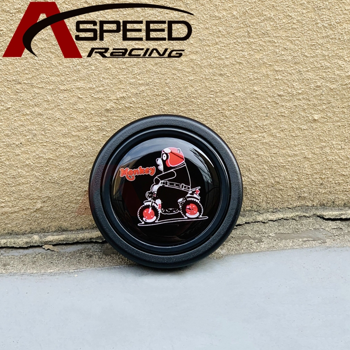 Universal Modified Car Racing Steering Wheel Horn Switch Cover Japanese ...