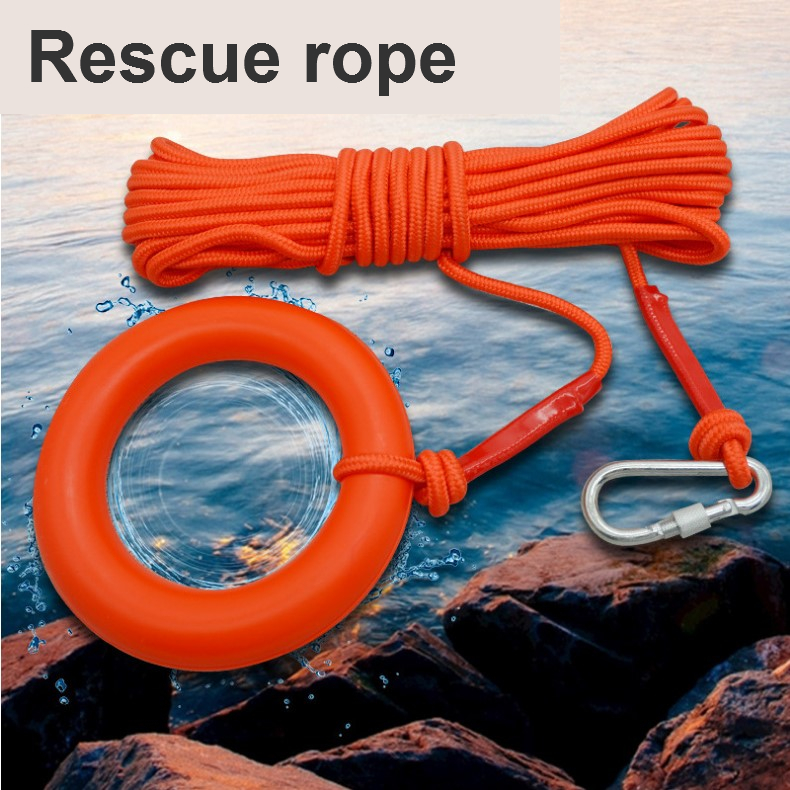 Surface Rescue Floating rope Reflector Rescue Rope Safety lifeline