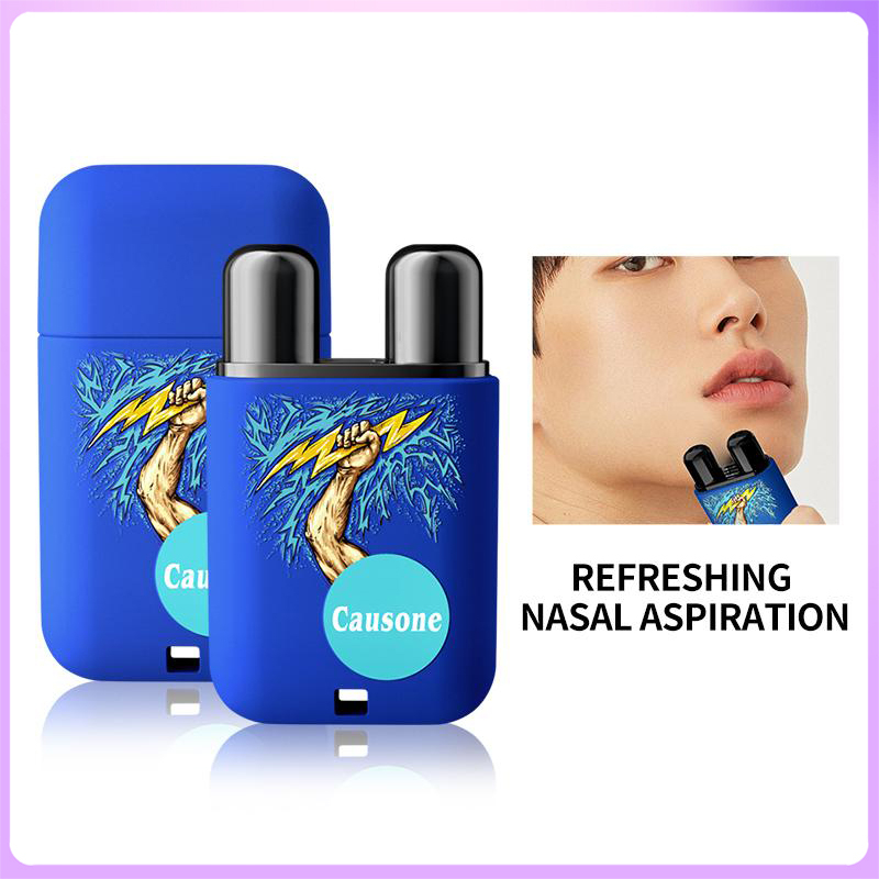 Double Hole Vital Oil Energy Bar Cool Nostril Nasal Inhaler Multi ...