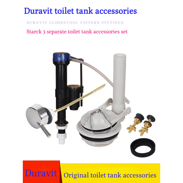 toilet accessories adapt to Duravit Starck 3 split water tank fill