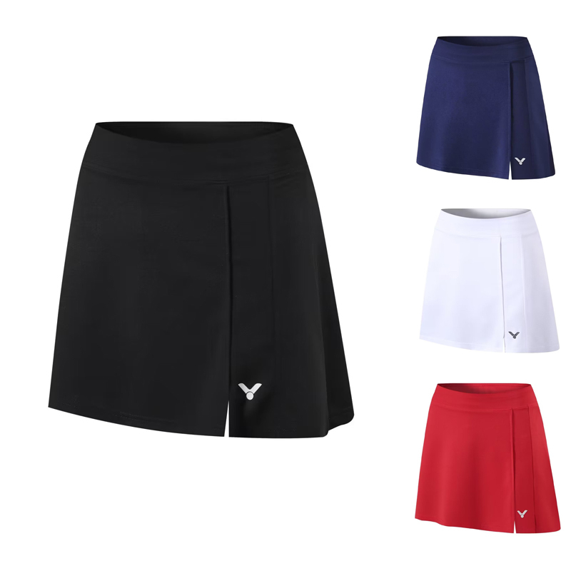 New Girls Tennis Skirts with Safety Shorts , Quick Dry Women Badminton Skirt