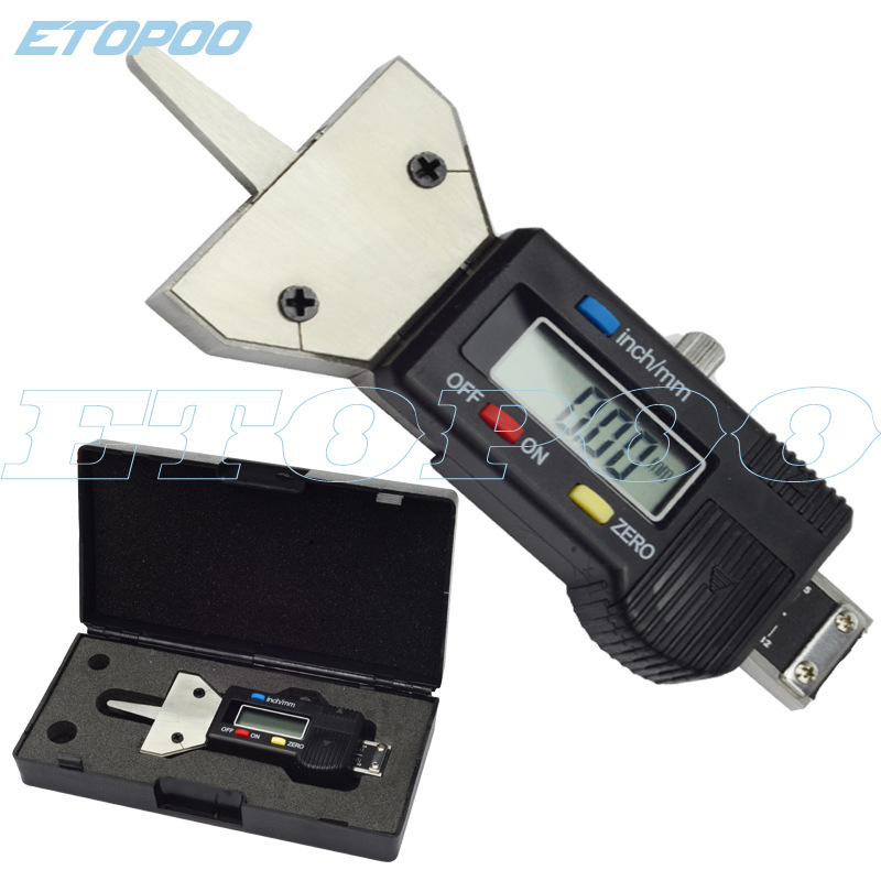 Car Tire Tread Depth Tester Gauge 0-25.4mm/0-1'' Digital Measuring ...