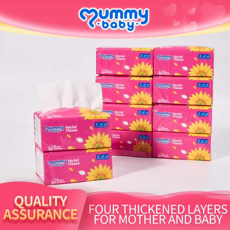 Mummy Baby High quality Facial Tissue paper towel tissue paper 4Ply