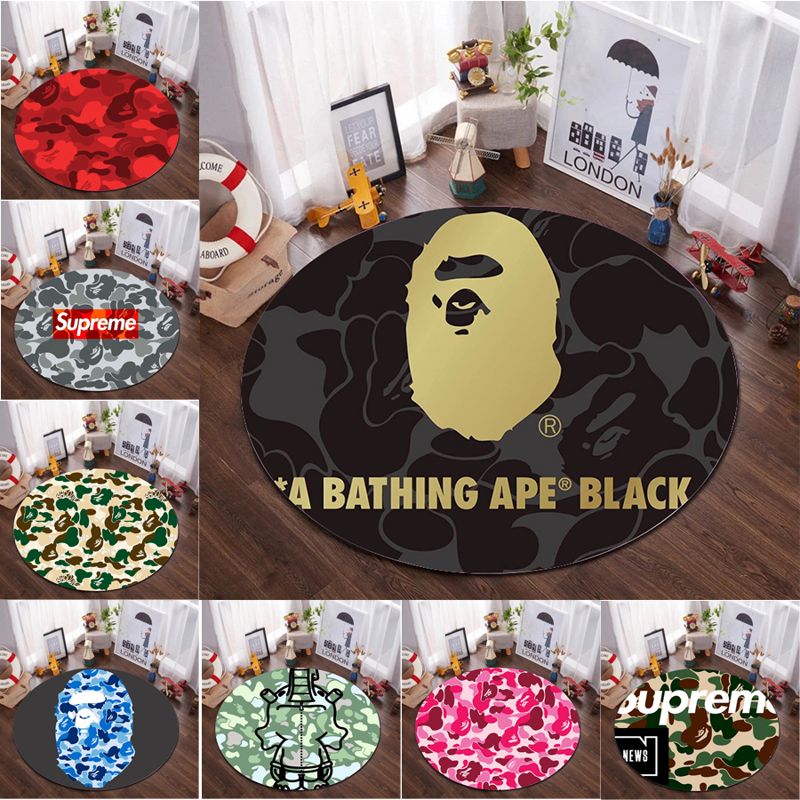 Bathing sale ape throw rug