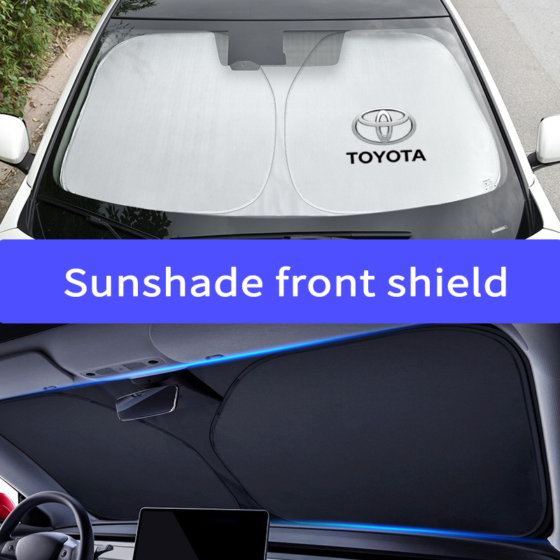 1pcs Toyota car sun visor sunscreen sunshade Universal Fit Sun Shade ...