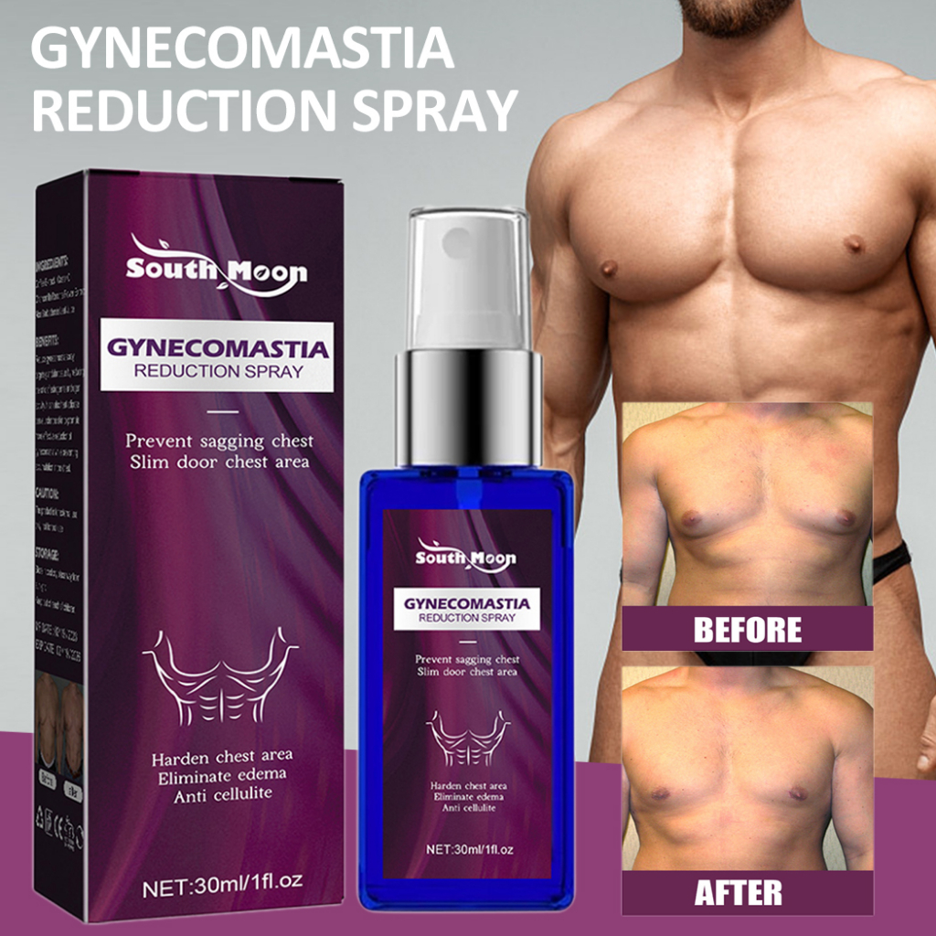 Gynecomastia Reduction Spray Chest Firming spray Massage Chest Fat ...