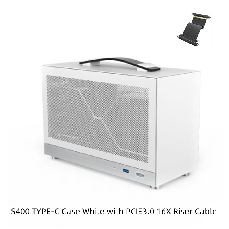 10.8L Portable S400 V2 ITX USB3.0 TYPEC Computer Case With PCIE3.0/4