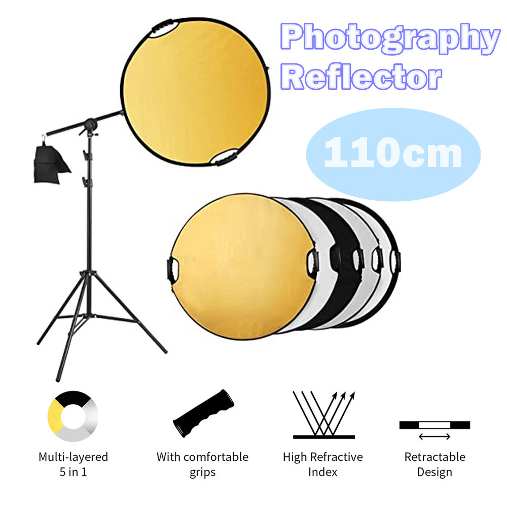 110cm Handhold Multi Collapsible Portable Disc Light Reflector for ...