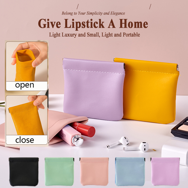 NEW Cartoon Mini Shrapnel Printed Lipstick Bag Storage Bag Portable ...