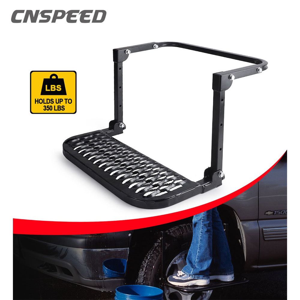 Car Protable Folding Stairs Tyre Mount Steps Ladder Heavy Duty