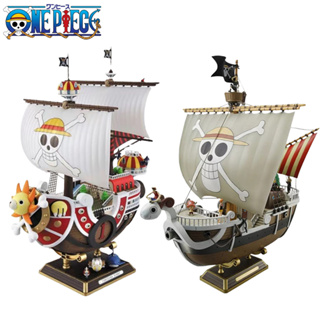 One Piece Thousand Sunny Ship Building Kit Set, Featuring 9 Main Anime  Figures with LED Light, One Piece Merch Pirate Boat Building Blocks  Decoration