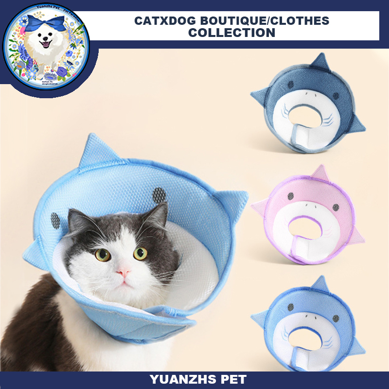 Soft Neck Collar for Dogs and Cats Elizabethan Collar After Surgery with AntiLick Feature