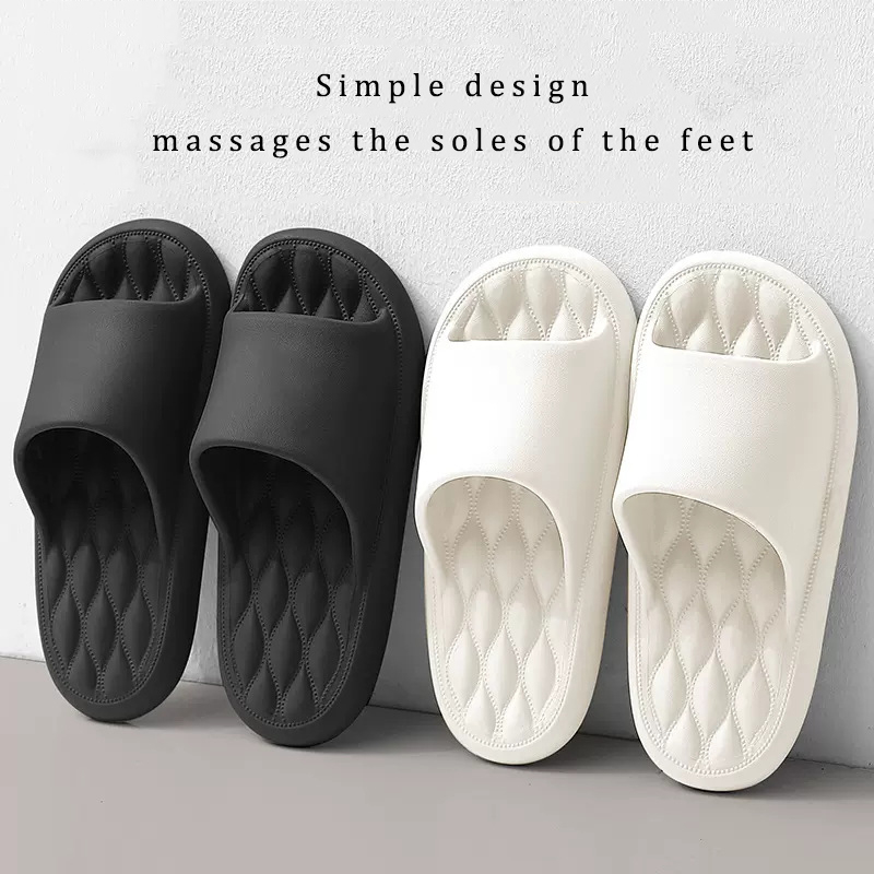 Summer indoor home bathroom bath nonslip eva sandals mop men's household stamping sense couple