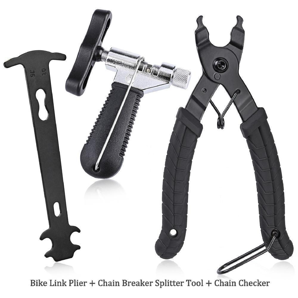 3 in 1 Bike Chain Tool Set Mountain bike Chain Caliper Chain ...