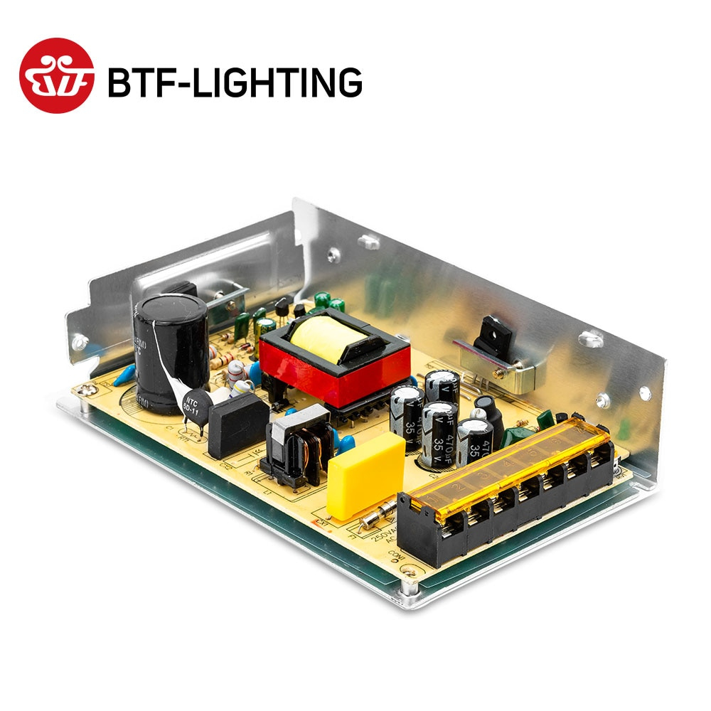 BTF-LIGHTING DC24V 72W/120W/240W/360W AC100-240V to DC24V Switch Power ...