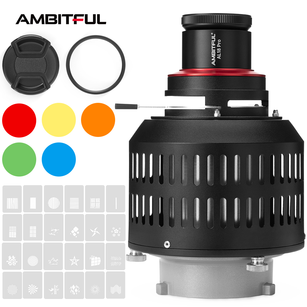 AMBITFUL AL-18 Bowens Mount Split Focalize Conical Snoot Optical ...