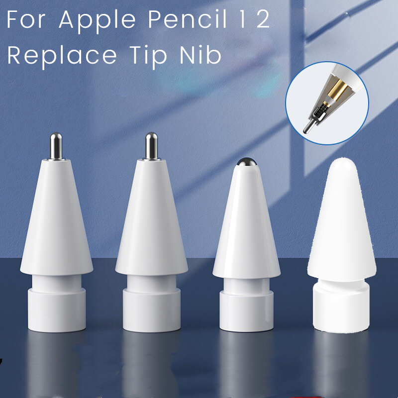 Metal Replacement Tip Nib Replacement for Apple Pencil 1St 2Nd High  Sensitivity Nib Stylus Pen Tips Replacement Compatible Nib Nibs