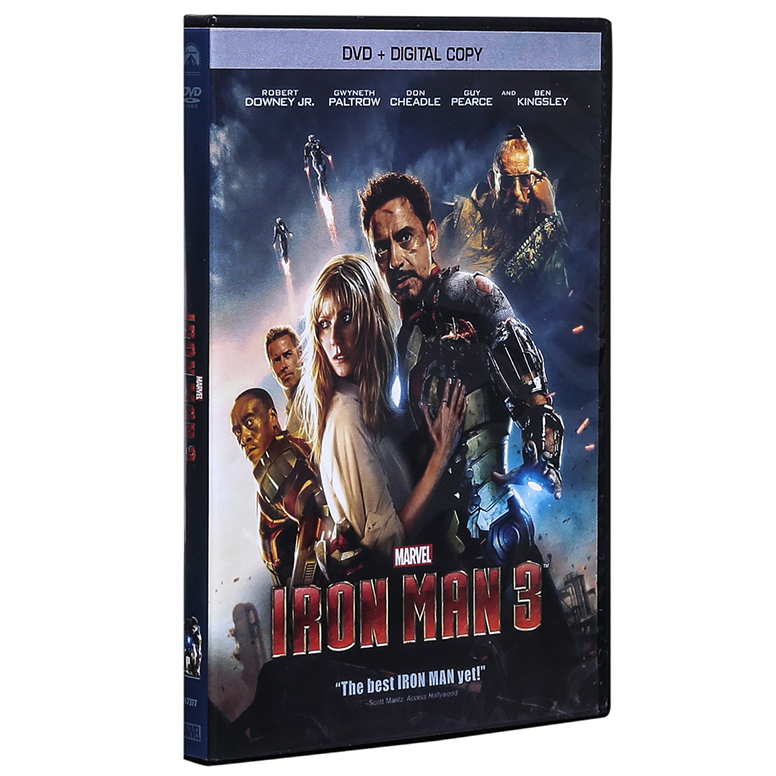Iron Man 3 Man3 Movie DVD Disc Science Fiction Action Adventure English Pronunciation Subtitles Shopee Philippines