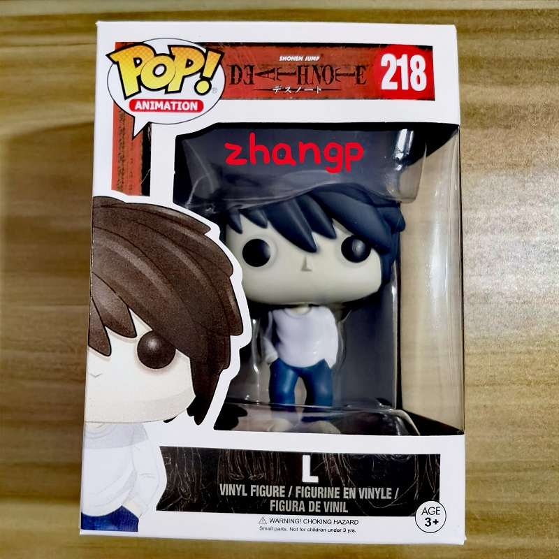 Funko POP 216 217 218 219 Animation Death Note Light Ryuk L Vinyl Figure Toy