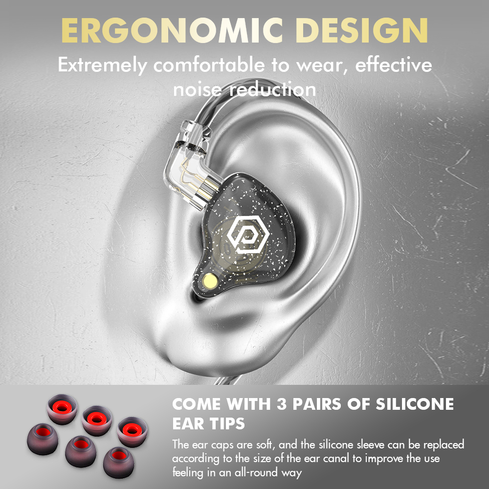 Popcorn BASS X8 PRO Dynamic Earphones Hi-Fi Bass Earbuds In Ear Monitor ...