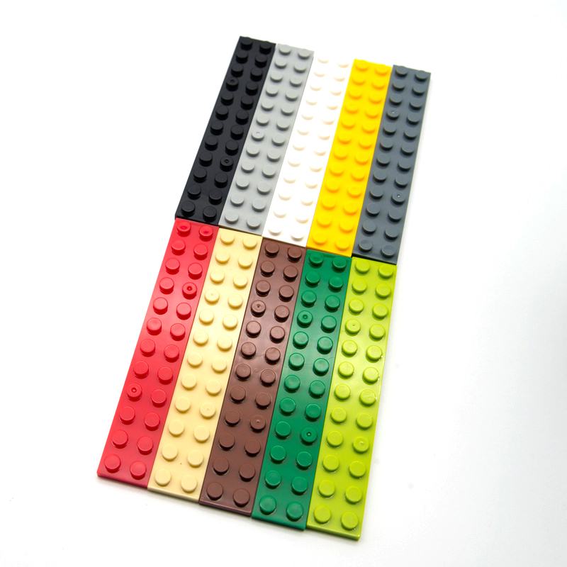 10Pcs Small Particle 2445 2x12 Plate Building Block Flat DIY Parts ...