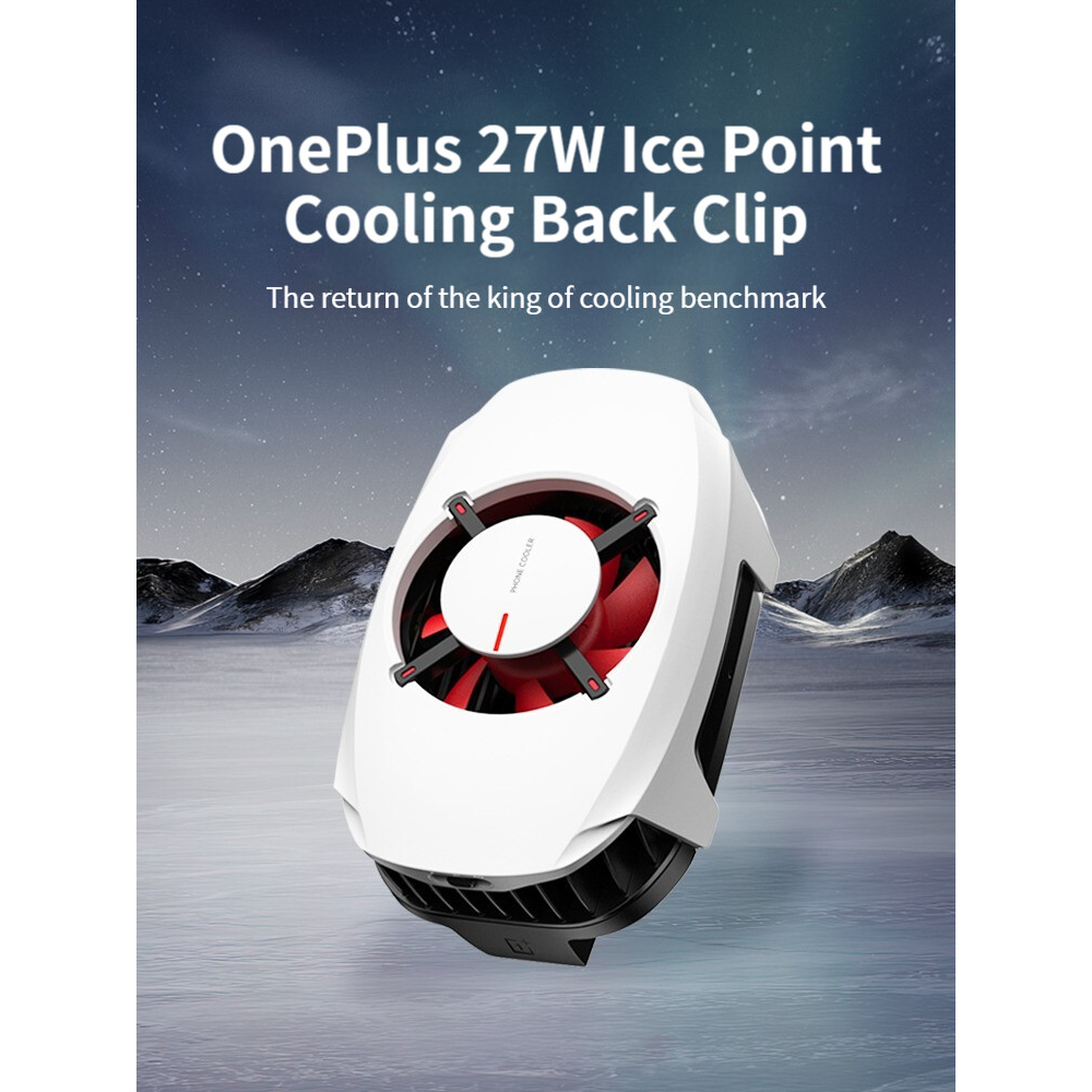 OnePlus 27W ice point cooling back clip dual cooler semiconductor phone ...