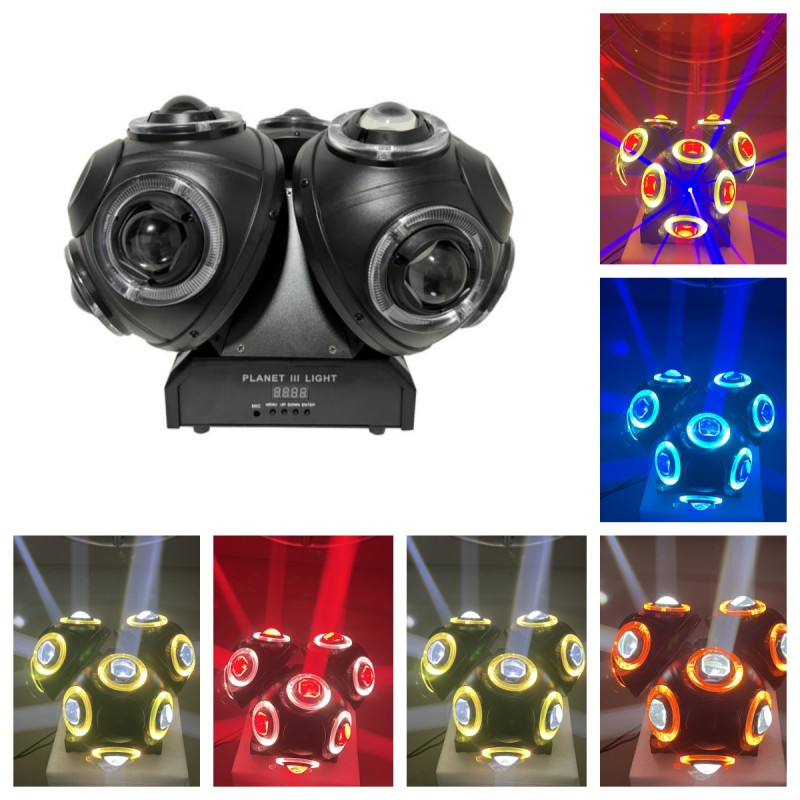 Led disco stage lights,led mini moving head lights,red,green,blue laser