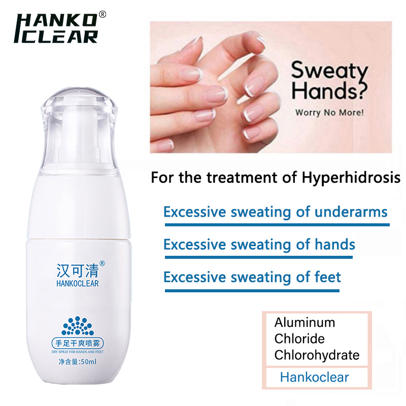 Hankoclear® AntiPerspirant Spray for Hyperhidrosis/Sweaty Hands