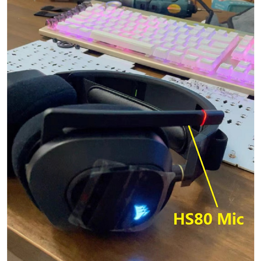 Original Repair replacement Headphone Microphone For CORSAIR HS80 HS 80